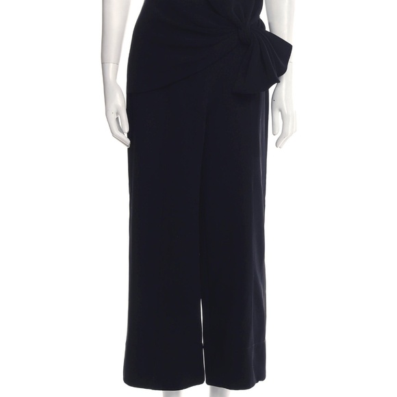 Cinq a Sept Connie Cropped Black Wide Leg Pants Size 6
